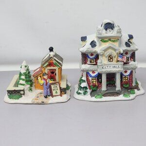 Cobblestone Corners 2004 Christmas Village Set Holiday